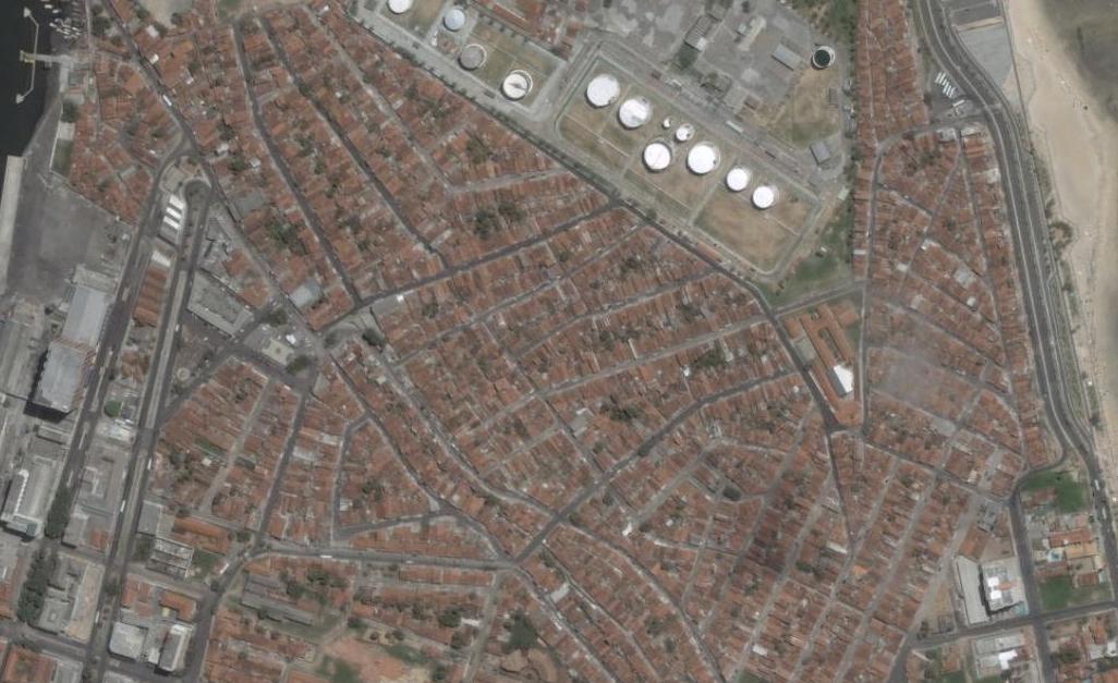 Google Earth view of Rocas