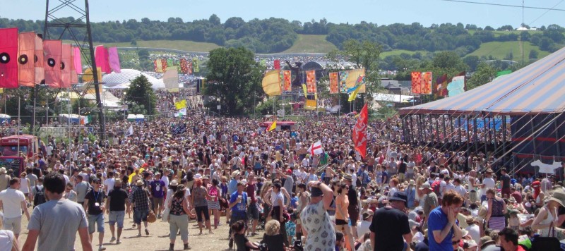 Dance area from John Peel stage