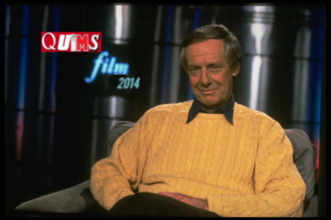 Barry Norman, the cinema critic on the television programme 'Film 92'.