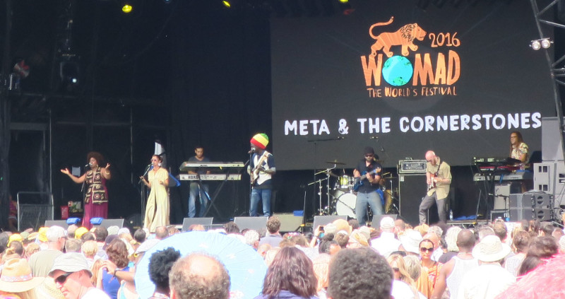 Meta in the blazing sunshine - perfect for reggae