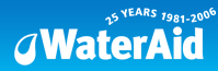 WaterAid 25 logo